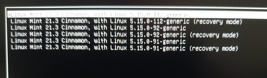 Linux menu Advanced