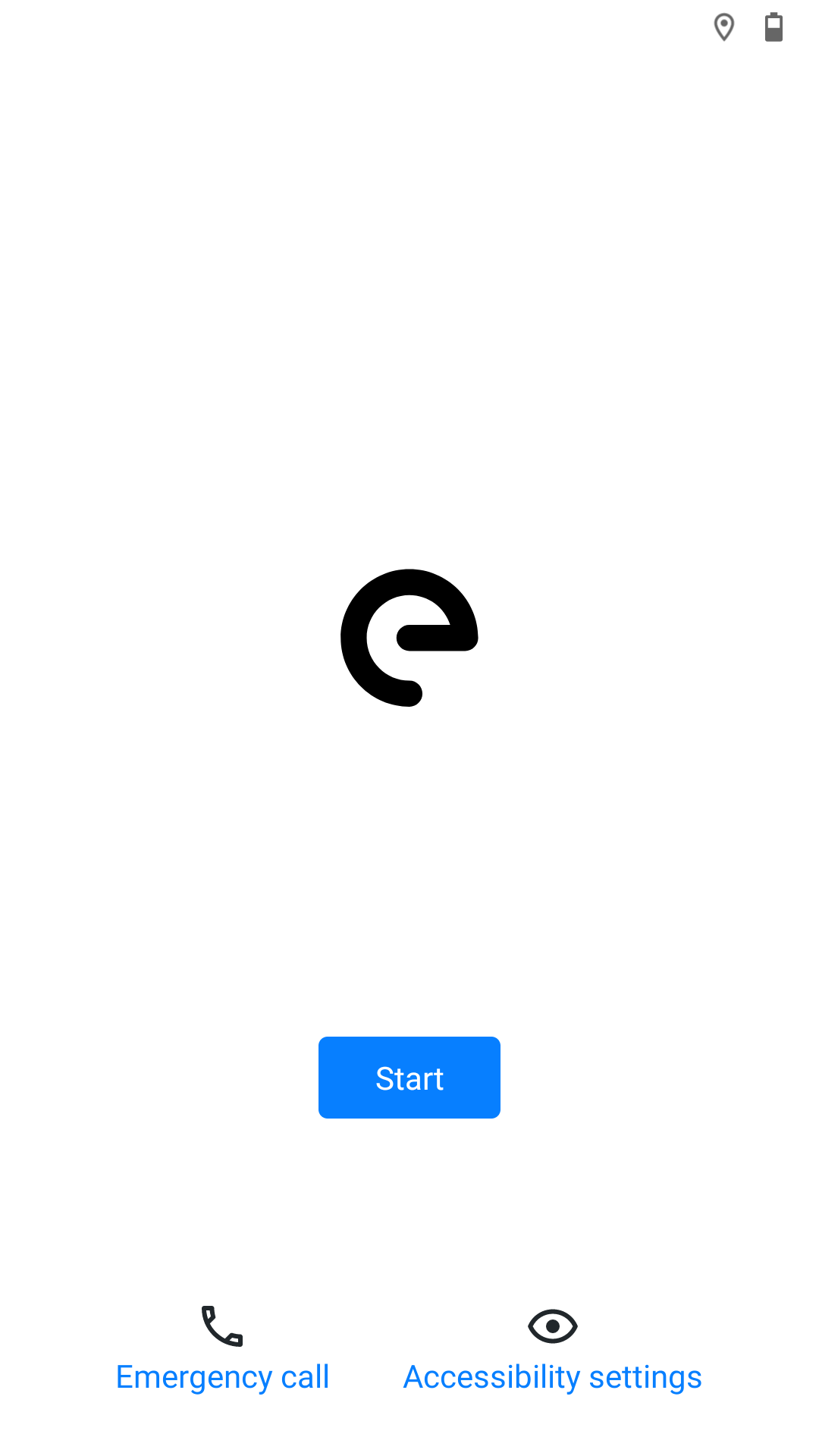 Initiële instellingen start