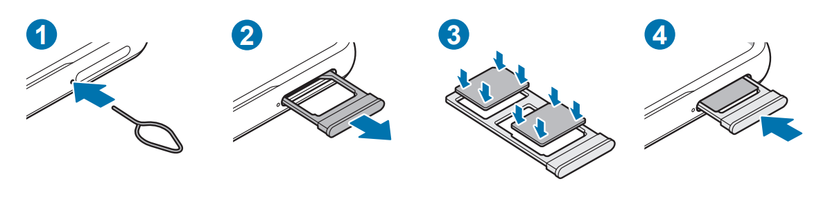 A52 4G SIM kaart plaatsen