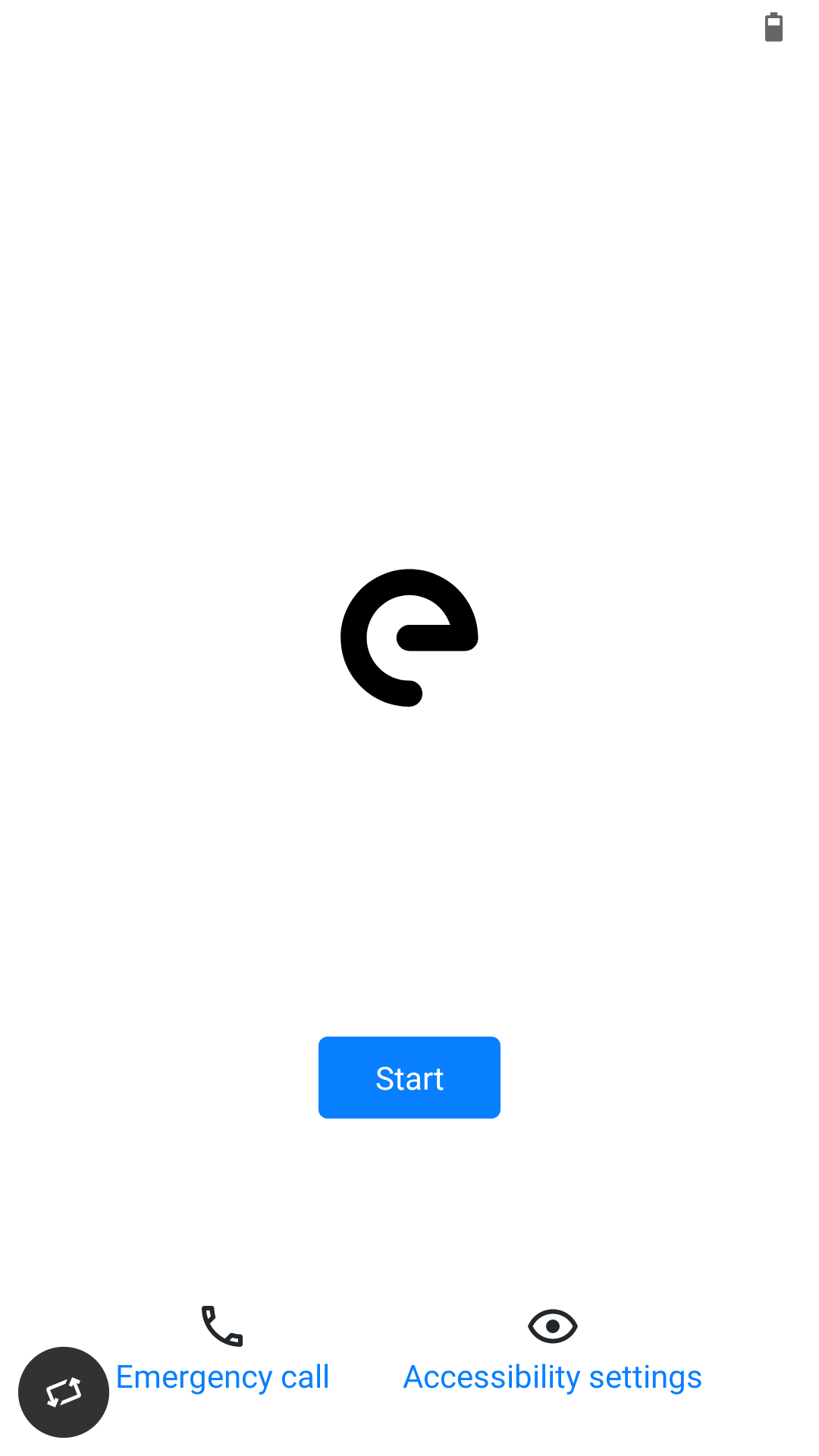 Initiële instellingen start