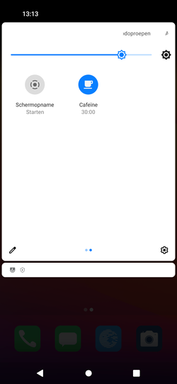 Klik Cafeine driemaal