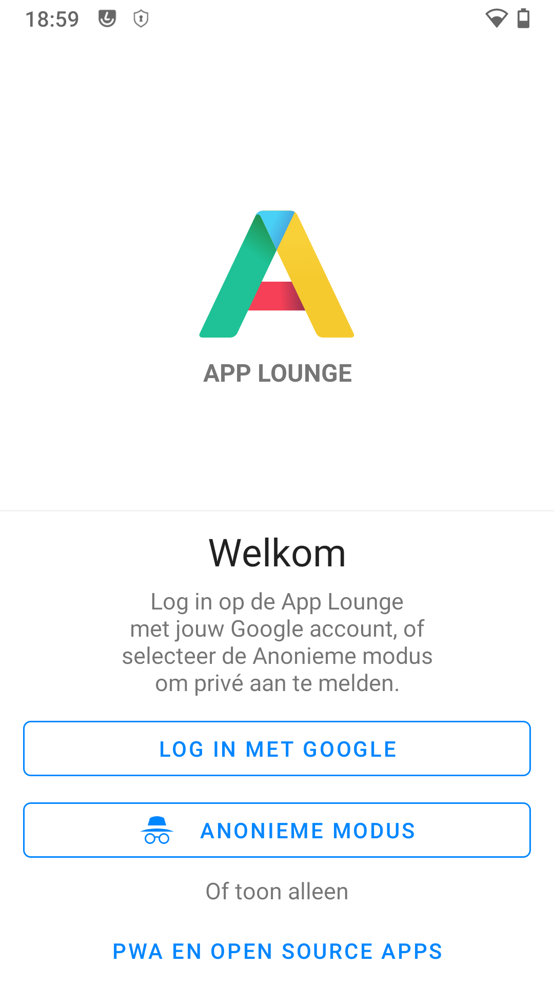 App Lounge welkom