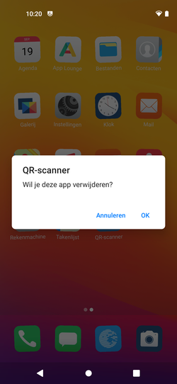 BlissLauncher app verwijderen